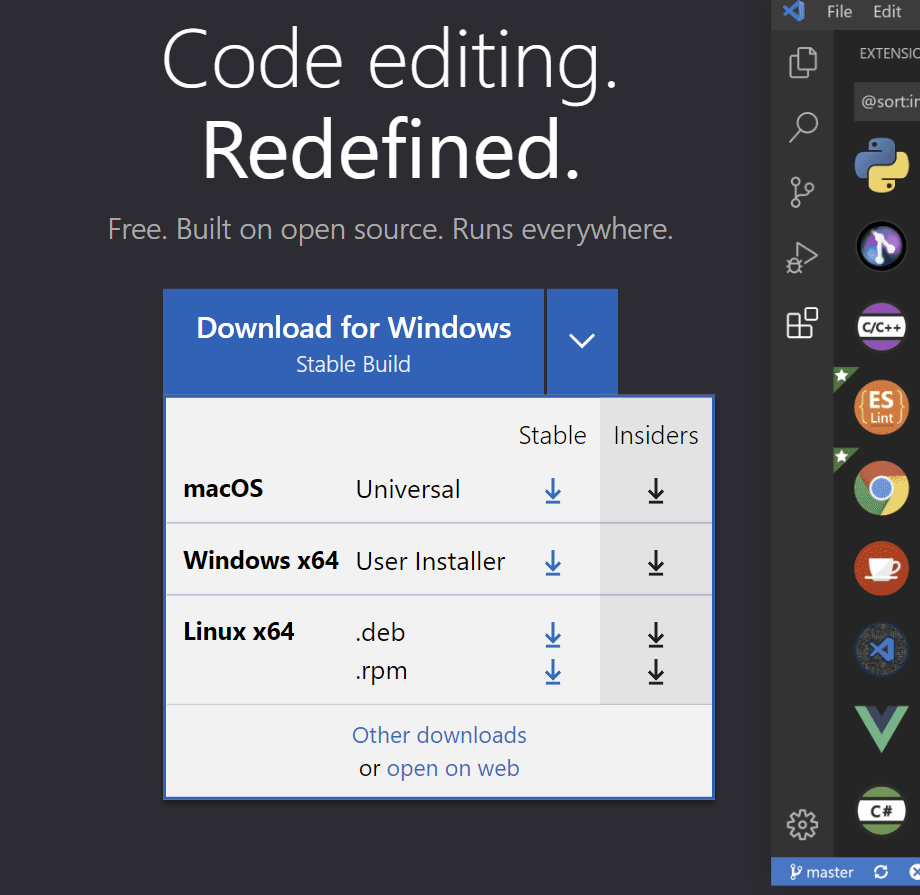 Visual Studio Code Kurulumu